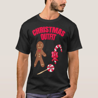 Camiseta Navidades Enfoque Gingerbread hombre Panadería Can