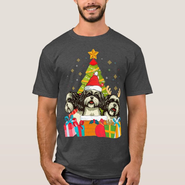 Camiseta Navidades entregan árbol de navidad chiita zu (Anverso)
