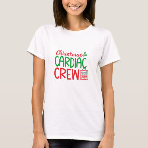 Camiseta Navidades Equipo cardíaco, departamento de cardio