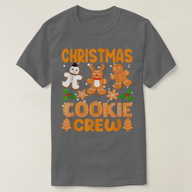 Camiseta Navidades Equipo de horneado de equipo de cookie d (Diseño del anverso)