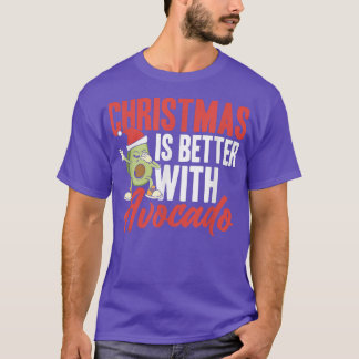 Camiseta Navidades es mejor con aguacate