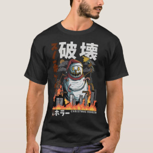 Camiseta Navidades: Escándalo de terror: el monstruo de la