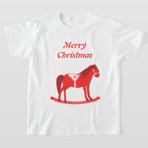 Camiseta Navidades escandinavos Personalizado de caballos r