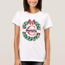 Camiseta Navidades escribieron la letra C del nombre de la 