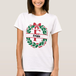 Camiseta Navidades escribieron la letra F del nombre de la 