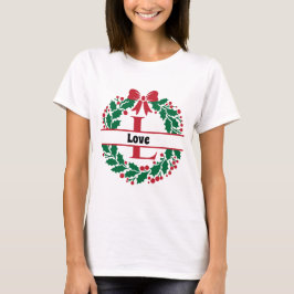 Camiseta Navidades escribieron la letra J del nombre de la 