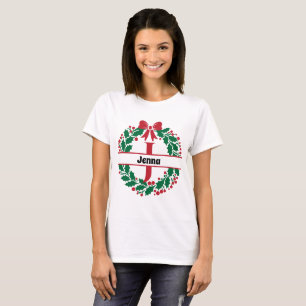 Camiseta Navidades escribieron la letra J del nombre de la 