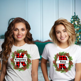 Camiseta Navidades escribieron la letra K del nombre de la 