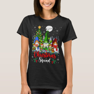 Camiseta Navidades Escuadrón Tres Gnomes Santa Elf Árbol de