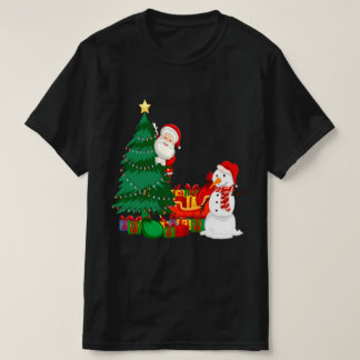 Camiseta Navidades escupen a los Navidades con mora y luz