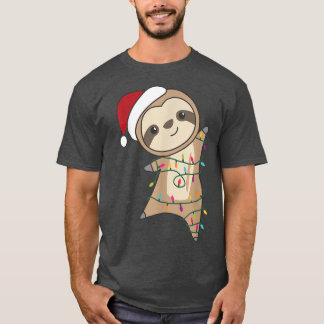 Camiseta Navidades eslovacos Animales Lámparas de hadas Chr