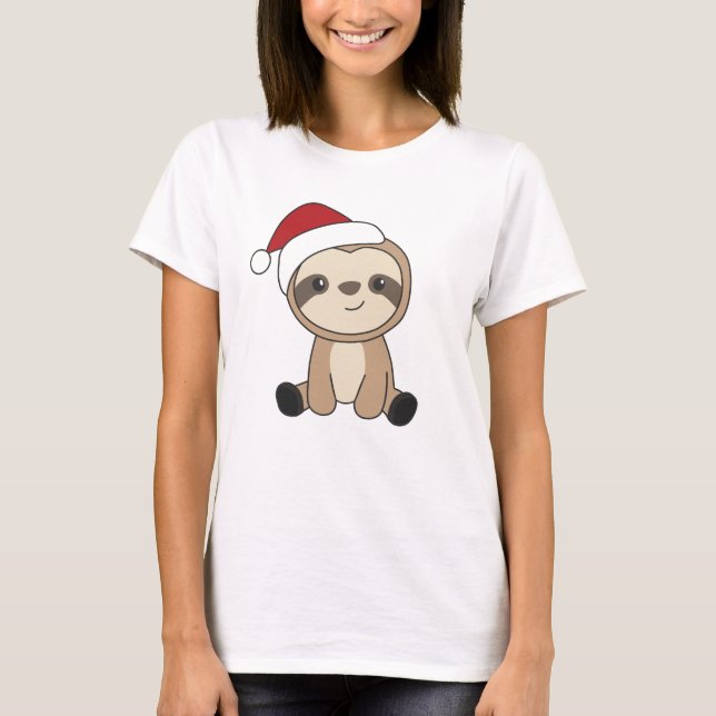 Camiseta Navidades eslovacos Nieve a los animales de invier (Anverso)