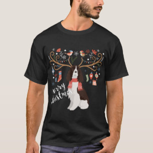 Camiseta Navidades españoles de la primavera inglesa Perro 
