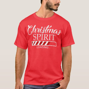 Camiseta Navidades Espíritu cargando Candy Cane Patrón Cris