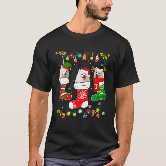 Camiseta Navidades esquimales estadounidenses iluminan dive (Anverso)