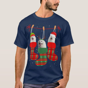 Camiseta Navidades esquimales norteamericanos de perro coge