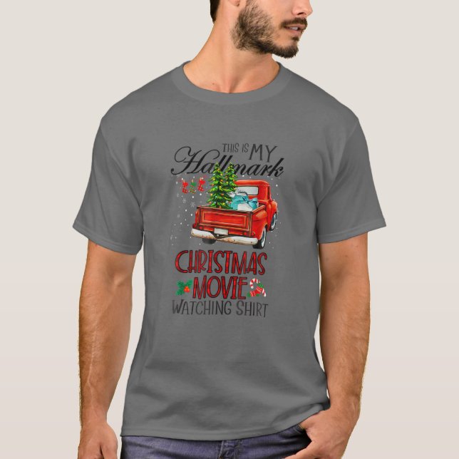 Camiseta Navidades Esta Es Mi Película De Hallmärks Mirando (Anverso)