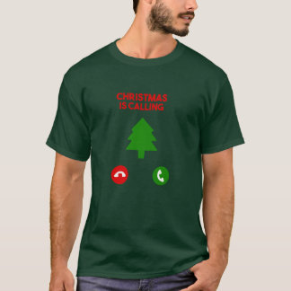 Camiseta Navidades están llamando a Feliz Navidad Regalo de