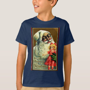 Camiseta Navidades ÉTNICOS DE SANTA CLAUS CAMISAS DE TELÉFO
