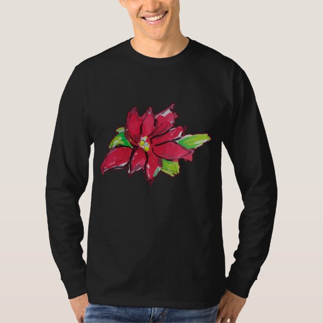 Camiseta Navidades Eve Flower (Anverso)
