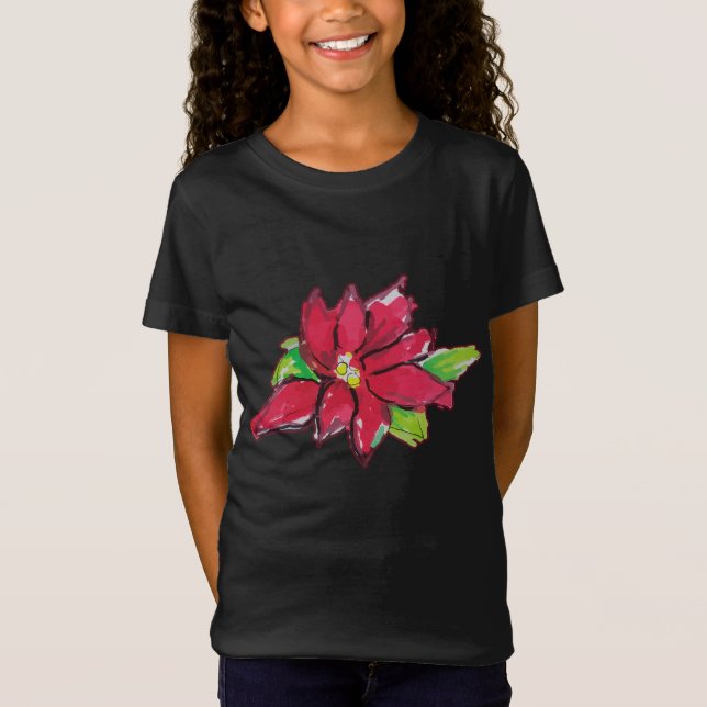 Camiseta Navidades Eve Flower (Anverso)