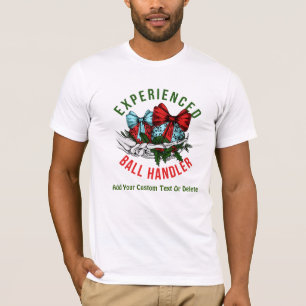 Camiseta Navidades experimentados de Ball Handler Skeleton