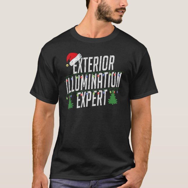 Camiseta Navidades expertos en iluminación exterior Decorac (Anverso)