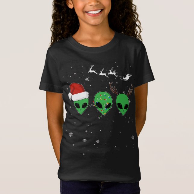 Camiseta Navidades extranjeros divertidos Pajama Costume Sp (Anverso)