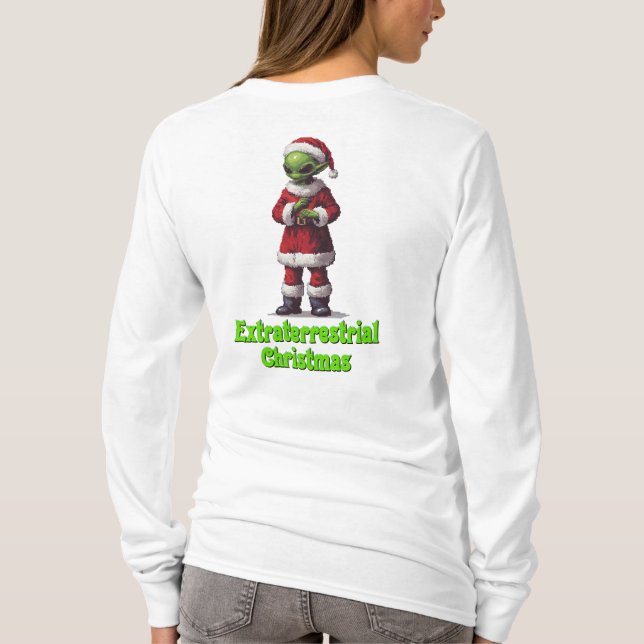 Camiseta Navidades extraterritoriales (Reverso)