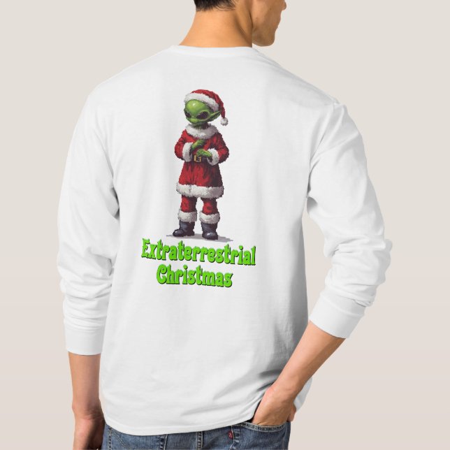Camiseta Navidades extraterritoriales (Reverso)