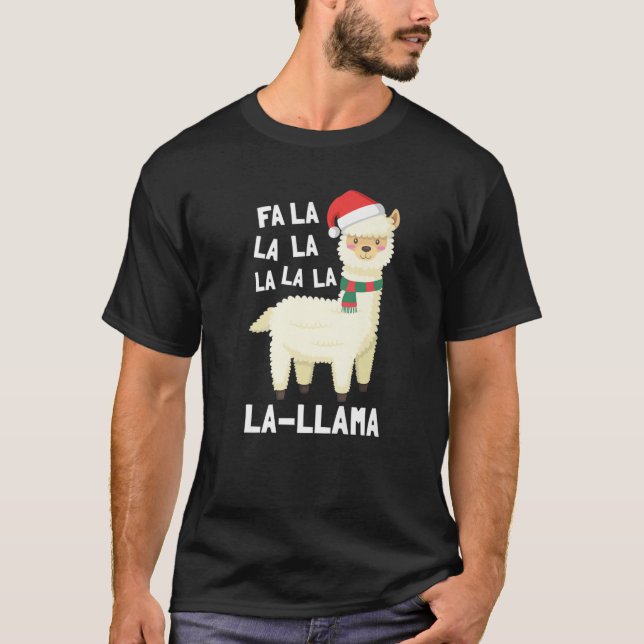 Camiseta Navidades Fa La Llama (Anverso)