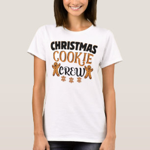 Camiseta Navidades Familia Cookie Baking Crew
