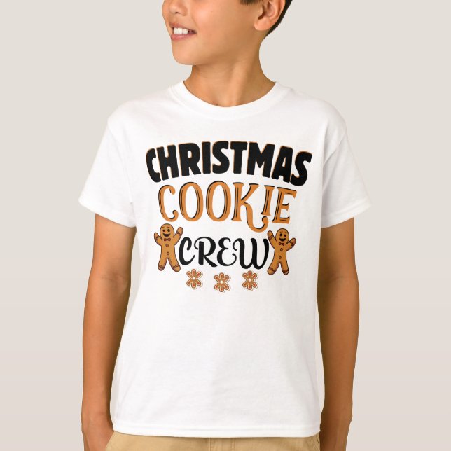 Camiseta Navidades Familia Cookie Baking Crew (Anverso)