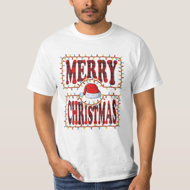 Camiseta Navidades Familia Navidad Pajama (Anverso)