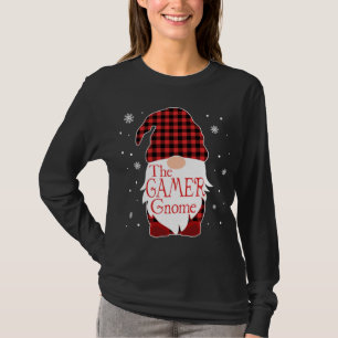 Camiseta Navidades Familia Pajama Gamer Gnome Búfalo P