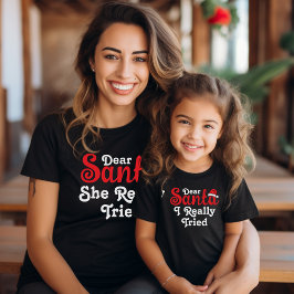 Camiseta Navidades Familia Personalizada Graciosa Querido P