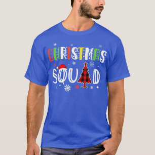 Camiseta Navidades Familia Squad coincidiendo con pijamas n