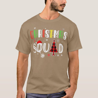 Camiseta Navidades Familia Squad coincidiendo con pijamas n