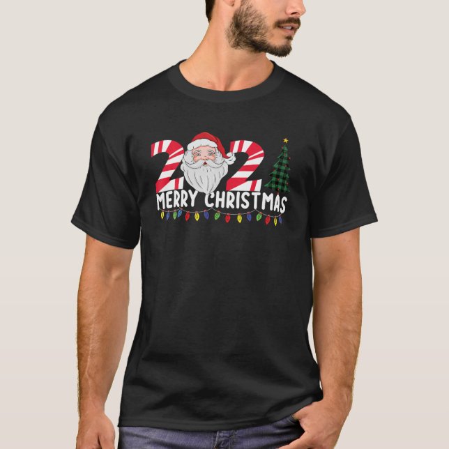 Camiseta Navidades familiares 2021 Navidades divertidos (Anverso)