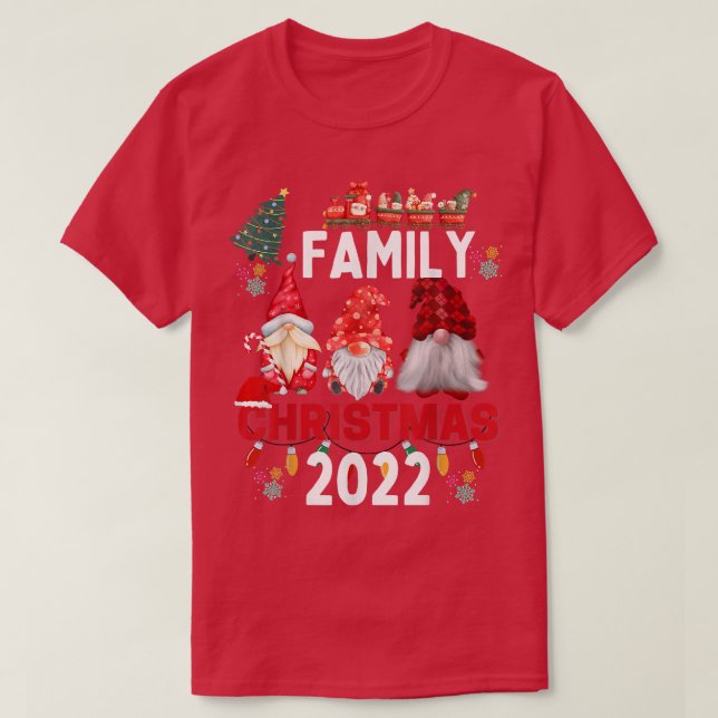 Camiseta Navidades familiares 2022 coincidiendo con el amor (Diseño del anverso)