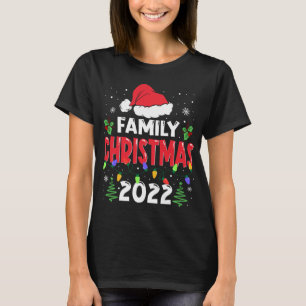 Camiseta Navidades familiares 2022 Compitiendo con la diver
