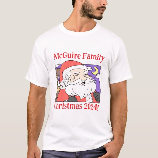 Camiseta Navidades familiares 2024 (Anverso)