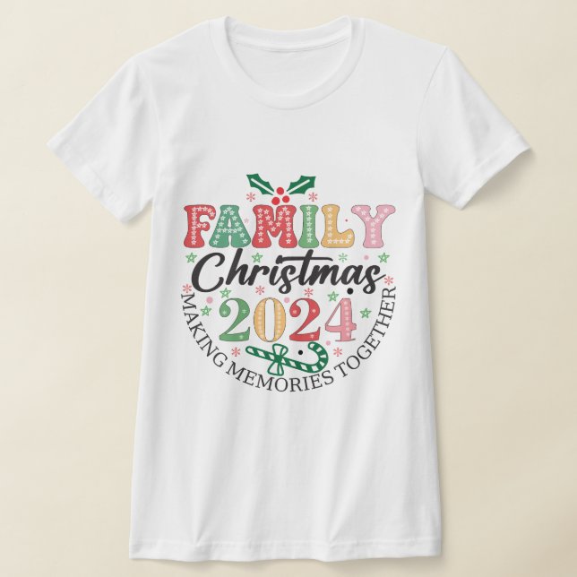 Camiseta Navidades familiares 2024 (Distribución)