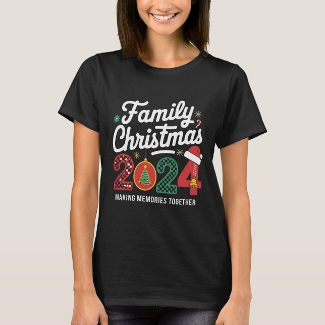 Camiseta Navidades Familiares 2024 Escuadrón de Navidad de  (Anverso)