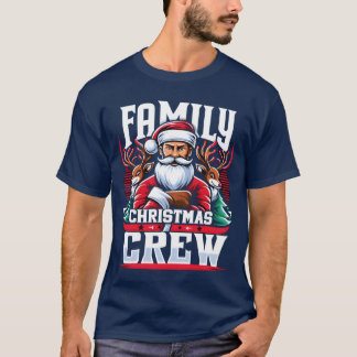 Camiseta Navidades familiares Amigos de la tripulación