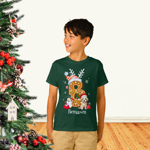 Camiseta Navidades familiares Carta Santa Gingerbread Boy