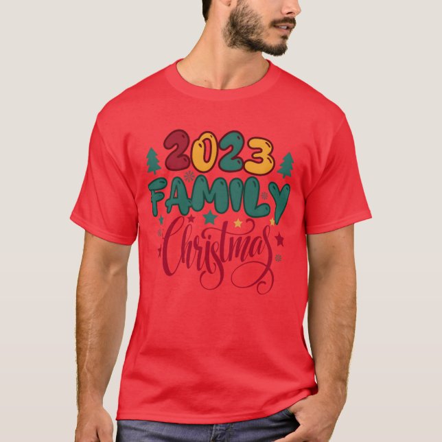 Camiseta Navidades FAMILIARES chica 2023 (Anverso)