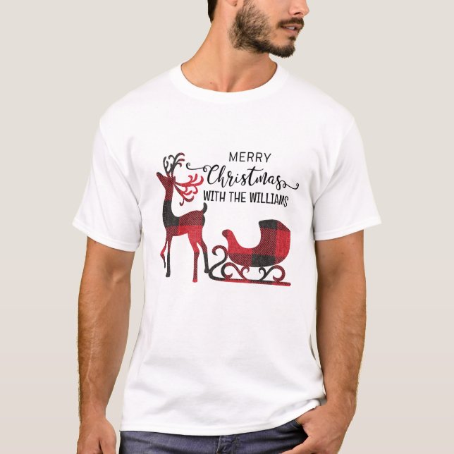 Camiseta Navidades familiares coincidentes | Moderno person (Anverso)