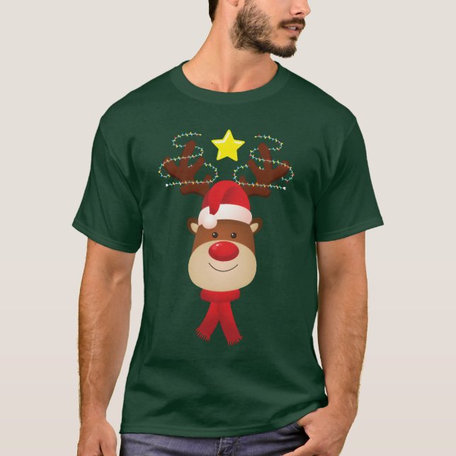 Camiseta Navidades familiares coincidentes Rein Face Navida (Anverso)