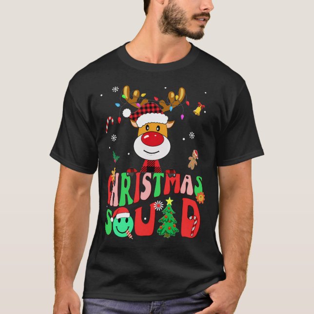 Camiseta Navidades familiares compiten con Ch (Anverso)